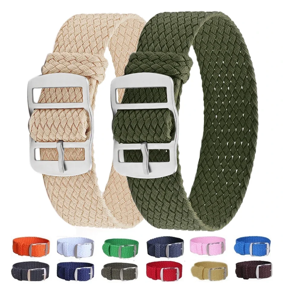 Perlon Strap Woven - 14mm 16mm 18mm 20mm 22mm correas