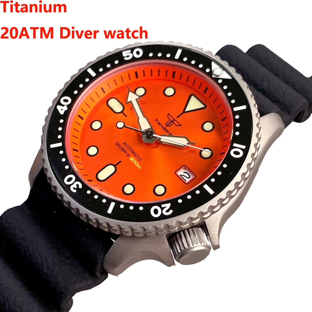 Rubber Strap Diver - Reloj Tandorio para Hombre de 41