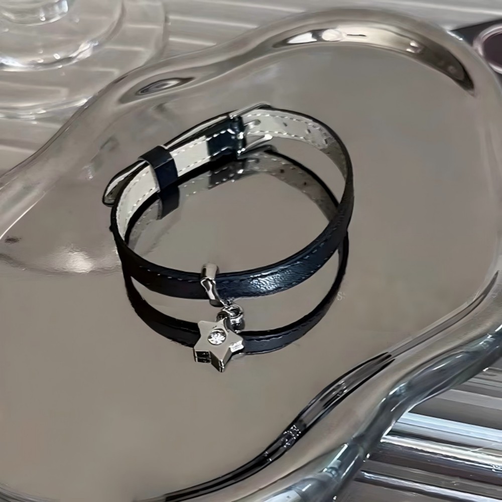 Mesh Strap Metal - Pulsera con dije de estrella, pulsera