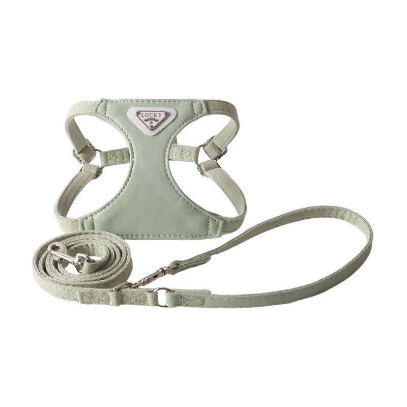 Leather Strap Quick Release - Arnés de pecho Macaron, estilo chaleco