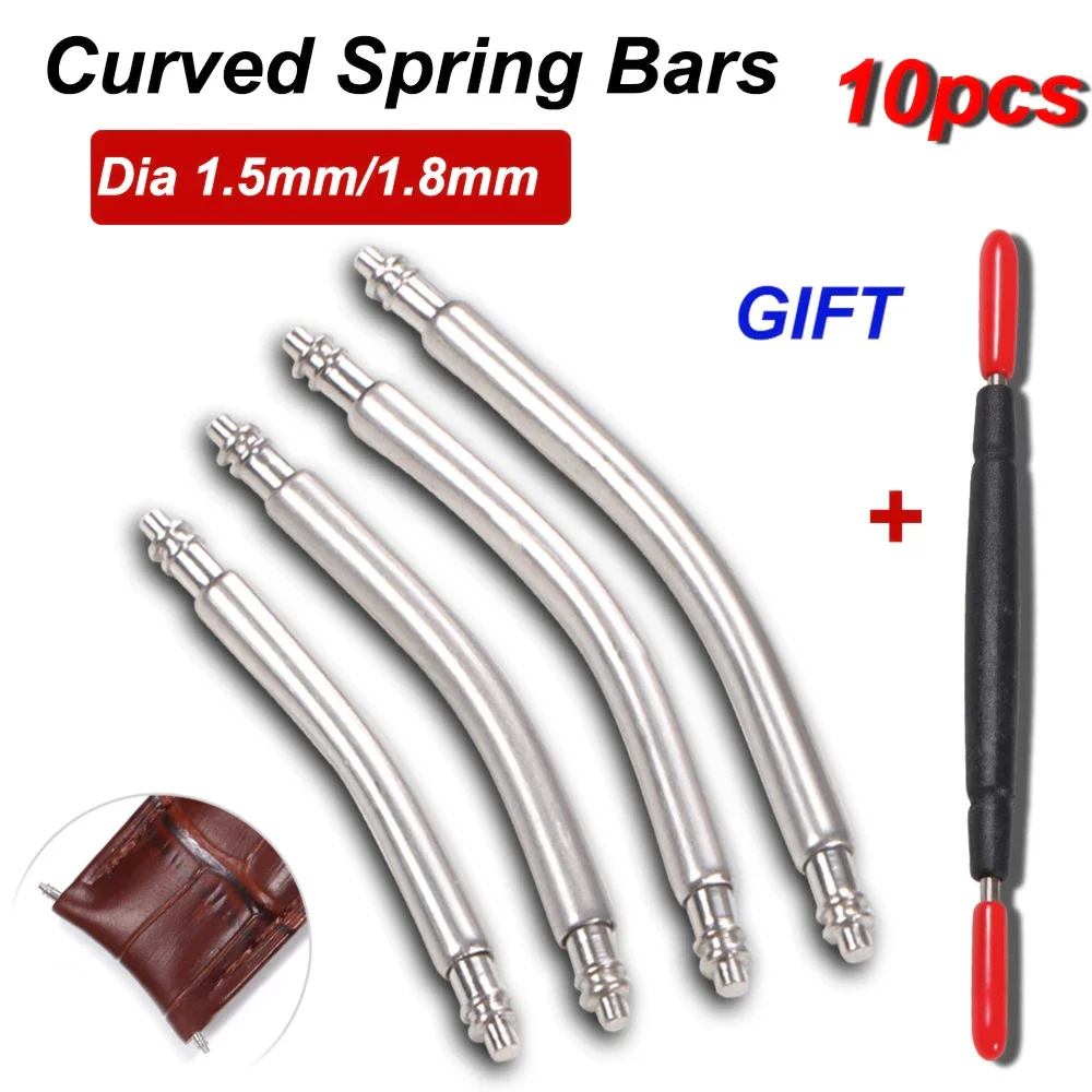 Curved Spring Bar - 10 Uds. Barra de resorte de