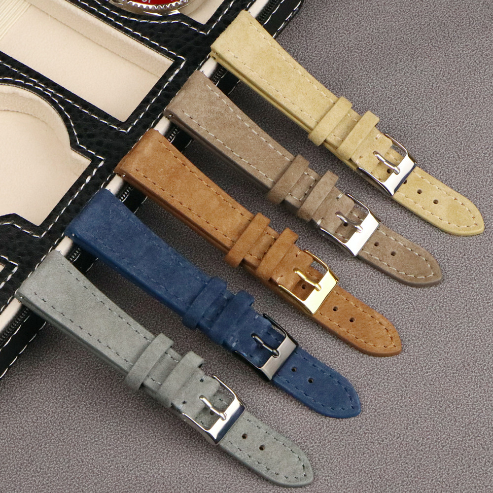 Suede Strap Watch - Correa de reloj de gamuza de