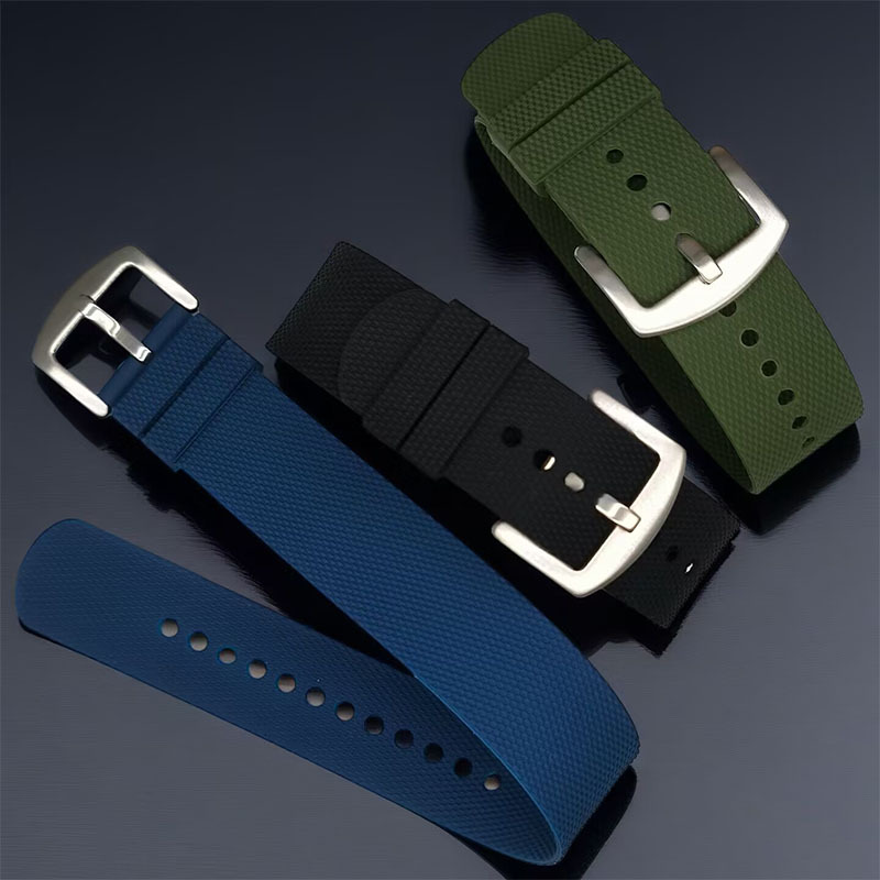 Silicone Watch Band 22Mm - Correa de reloj Universal de goma