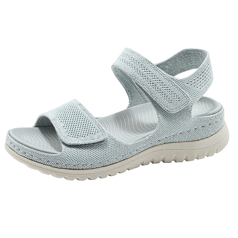 Sport Loop Velcro - Sandalias Deportivas de Plataforma con Malla
