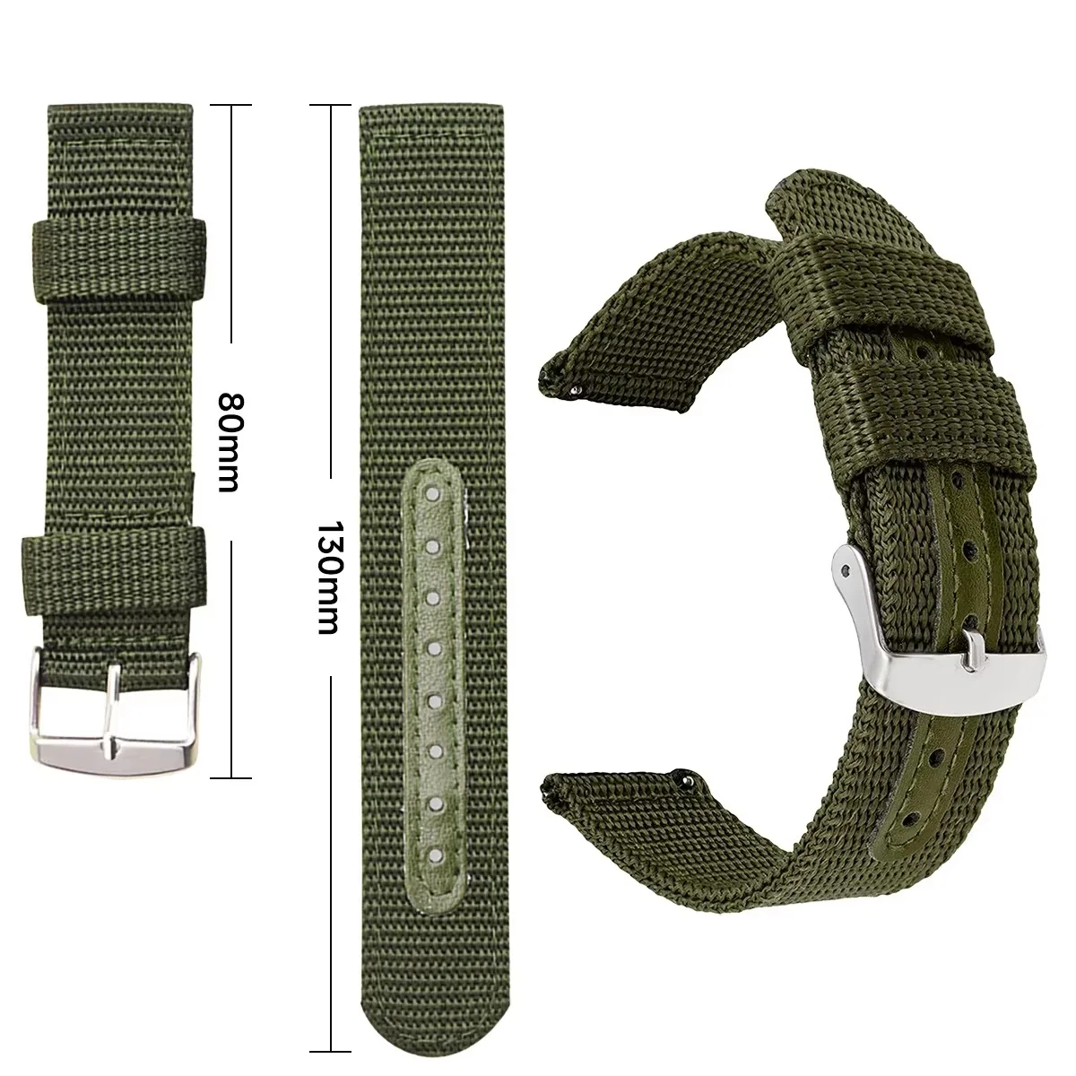 Correa de reloj de lona de nai - Canvas Strap Watch reseña y precio