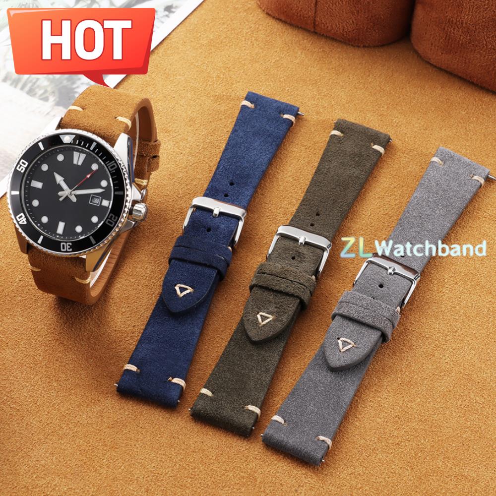 Correa de Reloj de Cuero de Ga - Suede Strap Watch reseña y precio
