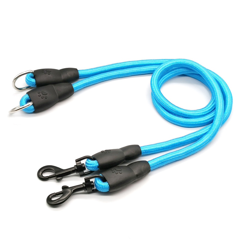 Correa doble para perro, acces - Leather Strap Quick Release reseña y precio