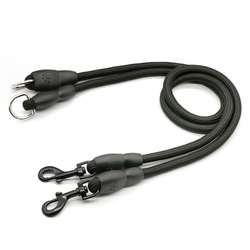 Correa doble para perro, acces - Leather Strap Quick Release reseña y precio
