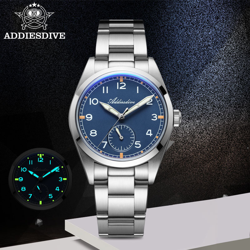 ADDIESDIVE-Reloj de cuarzo par - Stainless Bracelet Diver reseña y precio