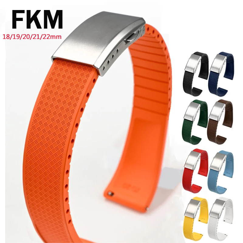 Correa de reloj de goma fluora - Suede Strap Watch reseña y precio