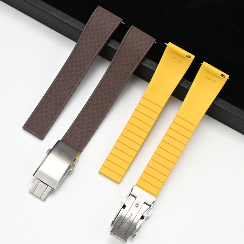 Correa de reloj de goma fluora - Suede Strap Watch reseña y precio