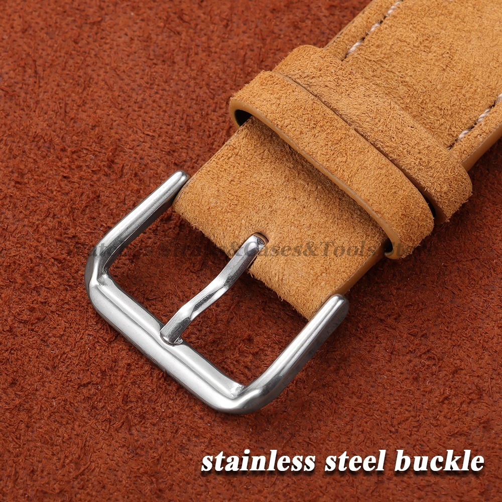 Correa de reloj de piel de vac - Suede Strap Watch reseña y precio
