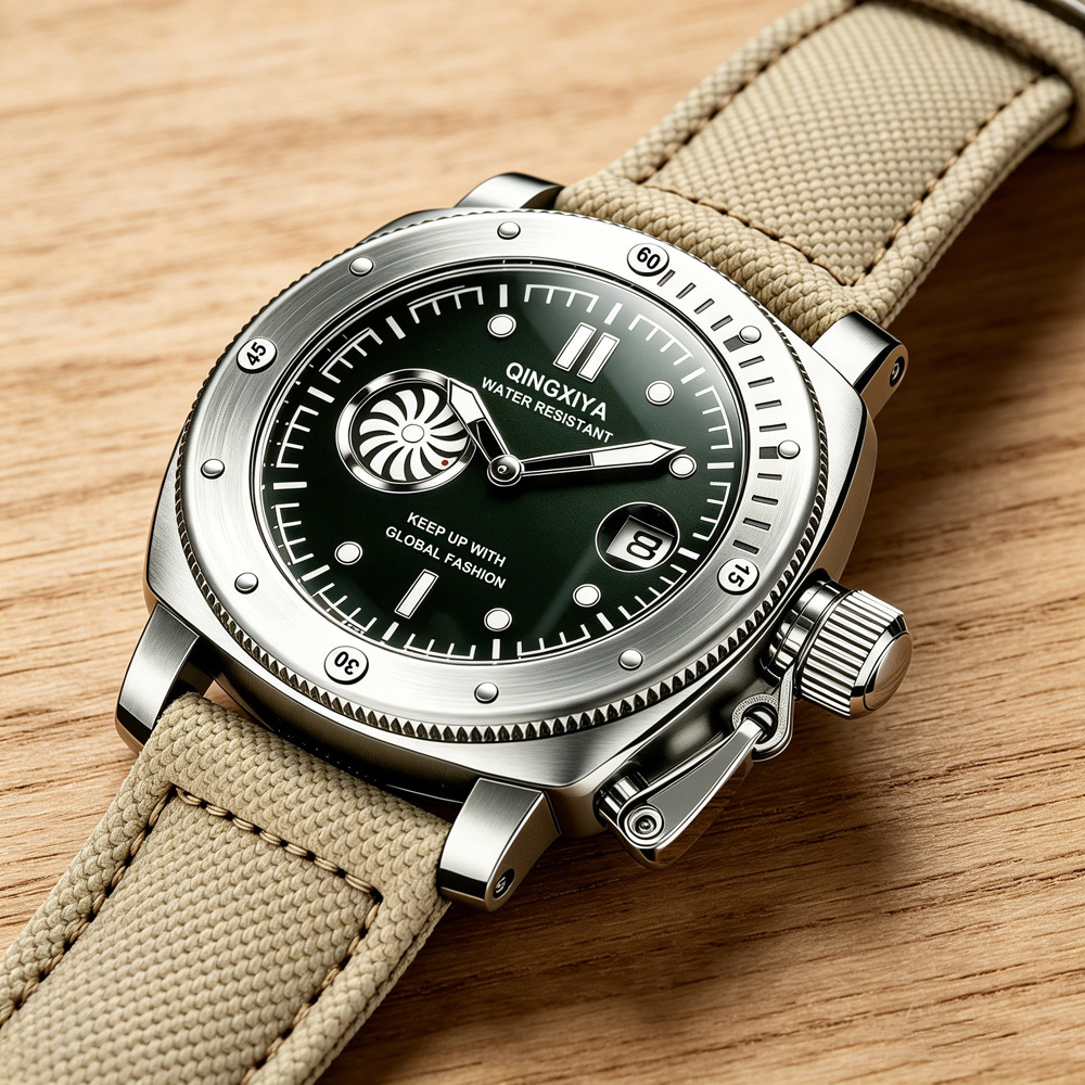 Relojes de Cuarzo con Correa d - Canvas Strap Watch reseña y precio