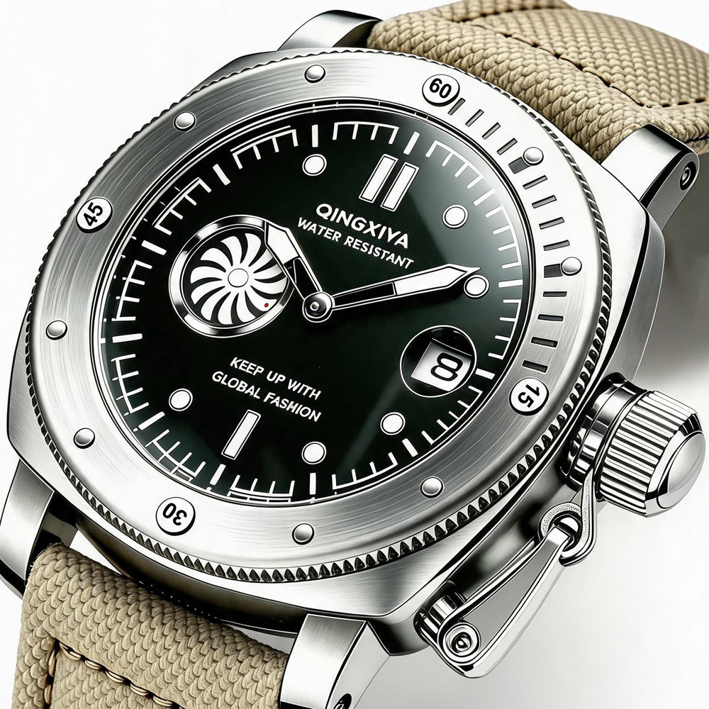 Relojes de Cuarzo con Correa d - Canvas Strap Watch reseña y precio