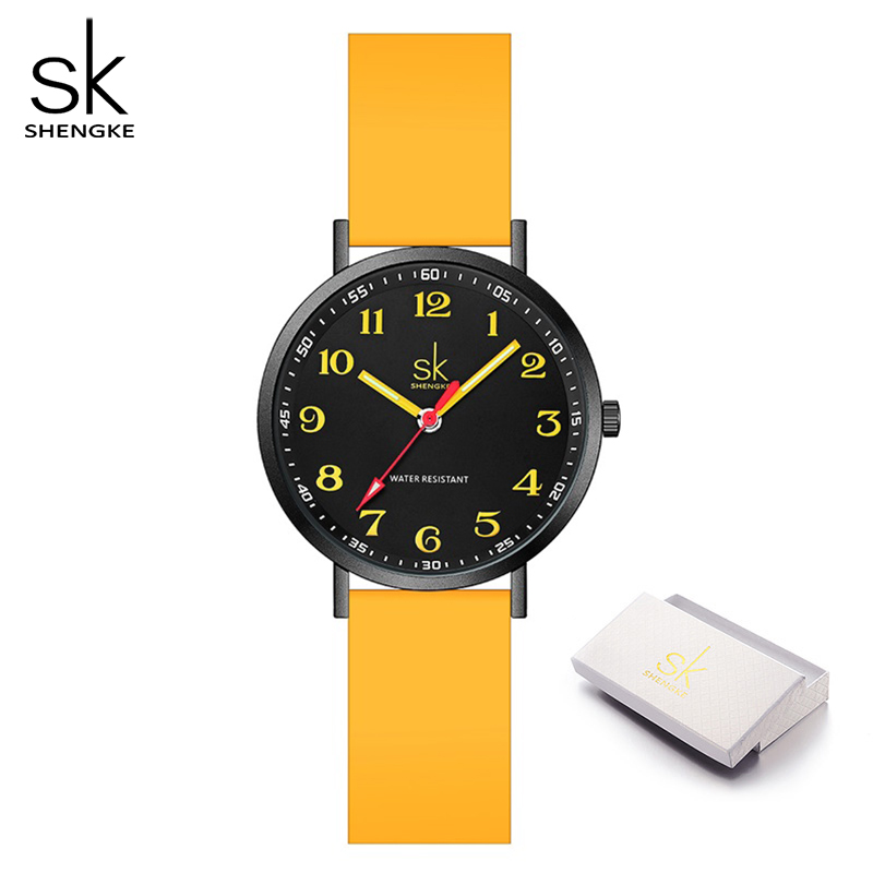SHENGKE, relojes con correa de - Silicone Band Women reseña y precio