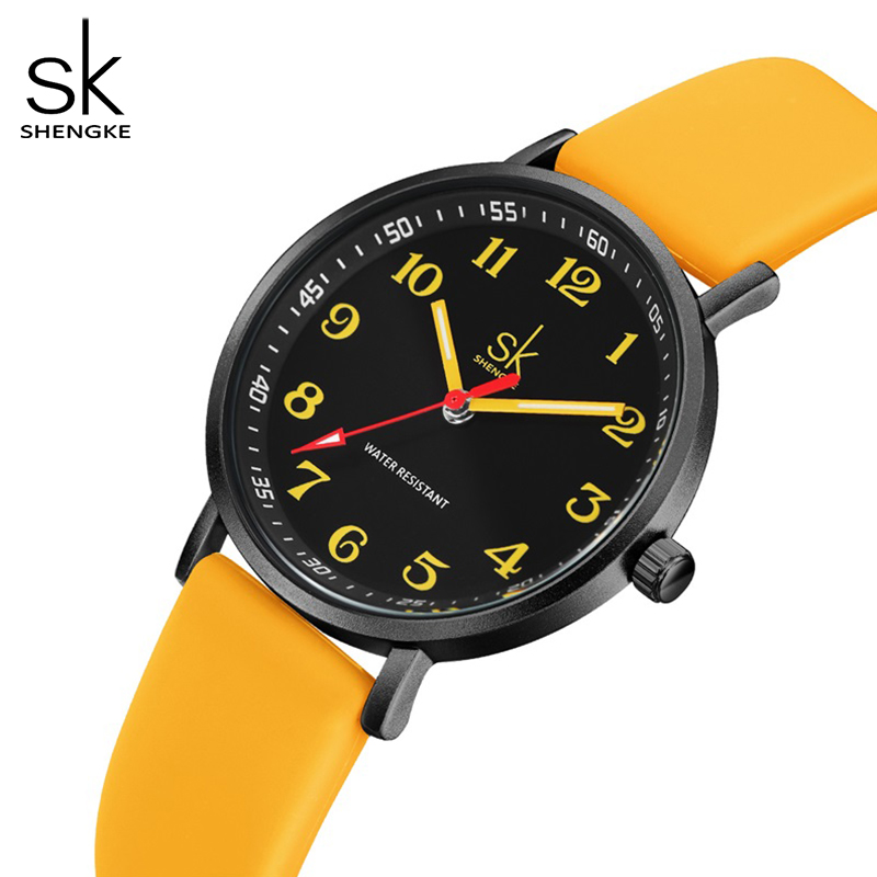 SHENGKE, relojes con correa de - Silicone Band Women reseña y precio