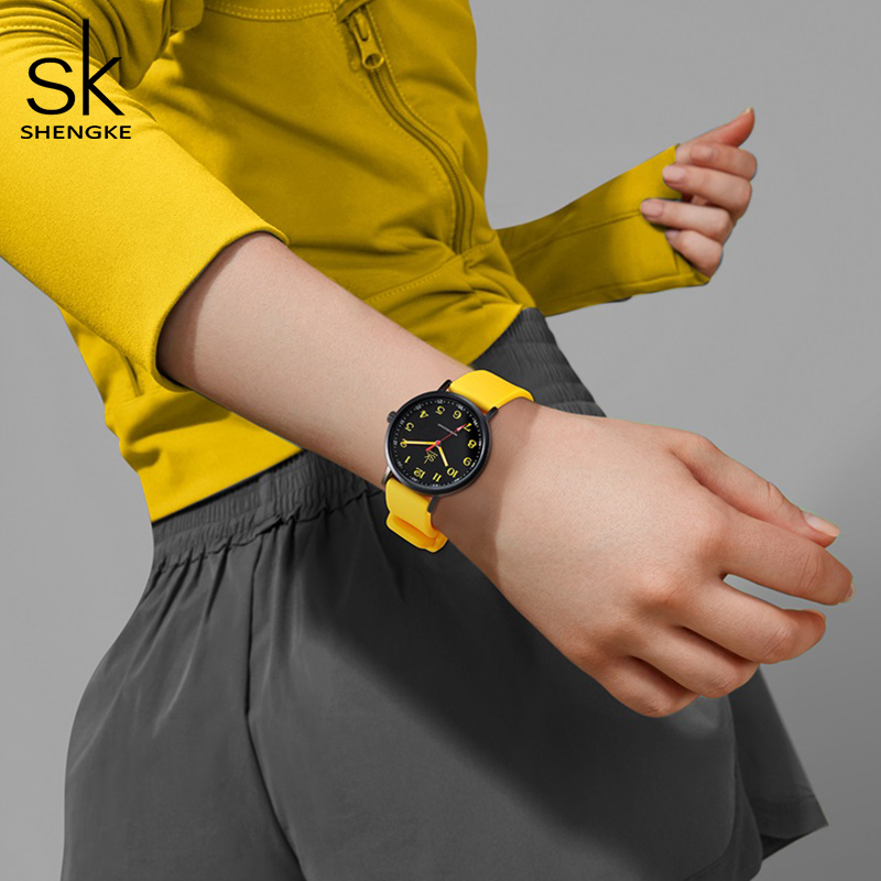 SHENGKE, relojes con correa de - Silicone Band Women reseña y precio