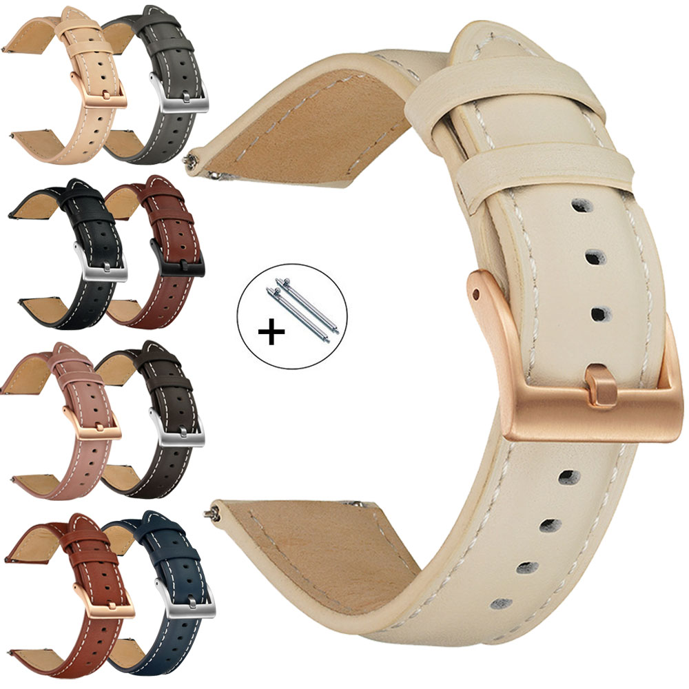 Correa de reloj de cuero genui - Suede Strap Watch reseña y precio