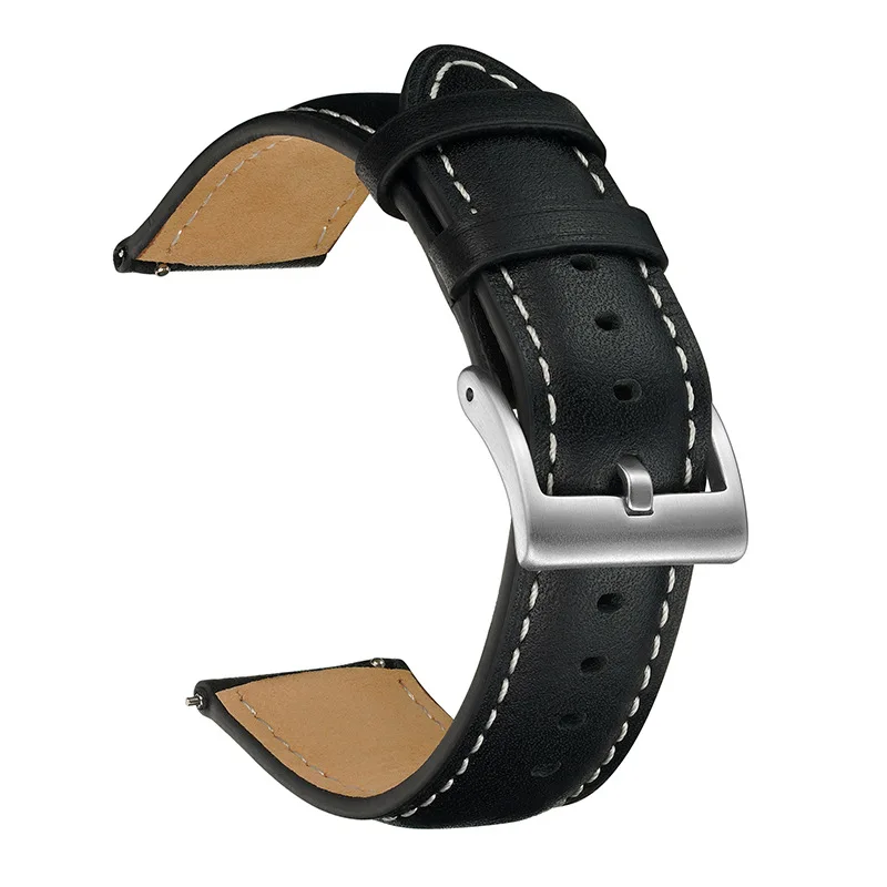 Correa de reloj de cuero genui - Suede Strap Watch reseña y precio