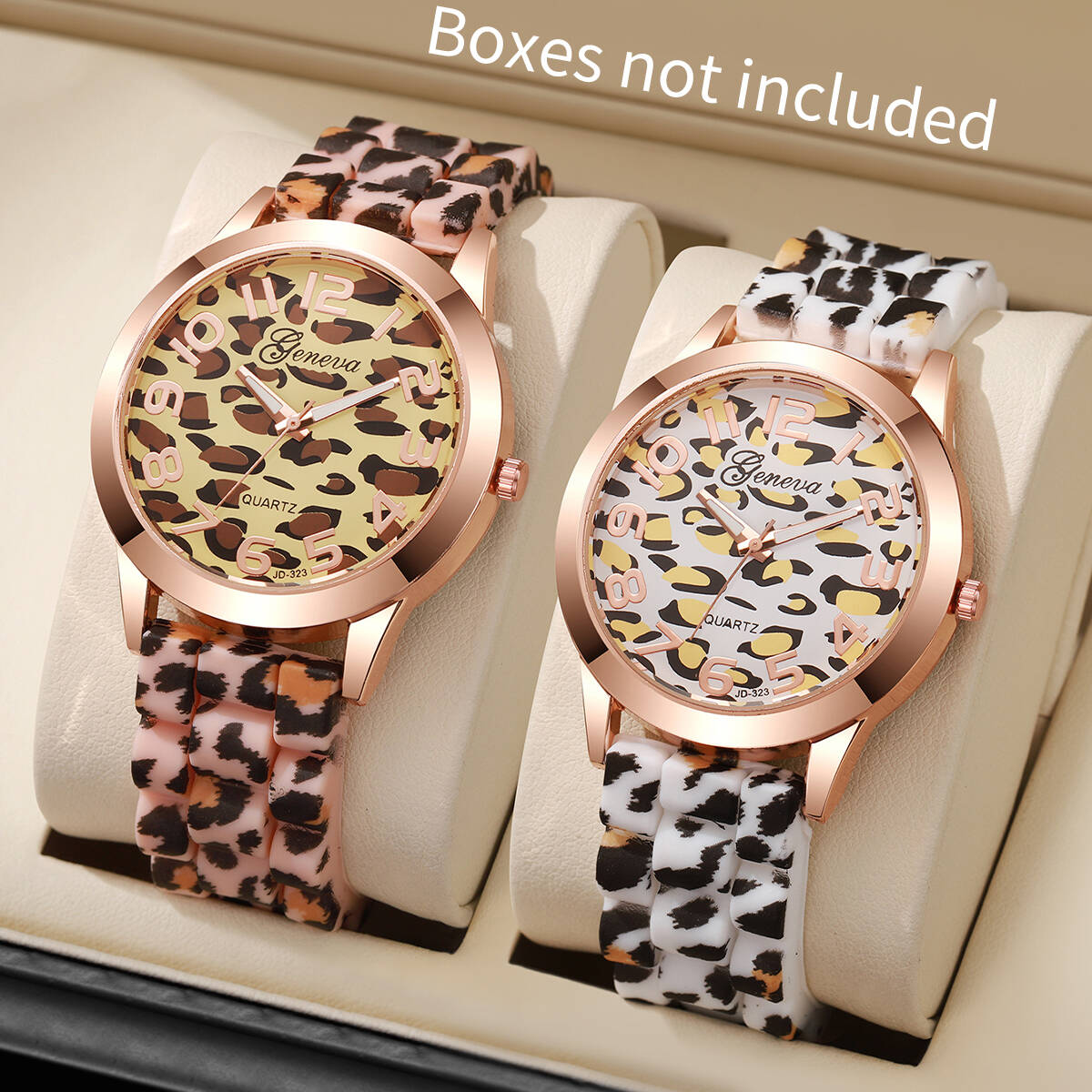 Juego de 2 relojes de moda par - Silicone Band Women reseña y precio