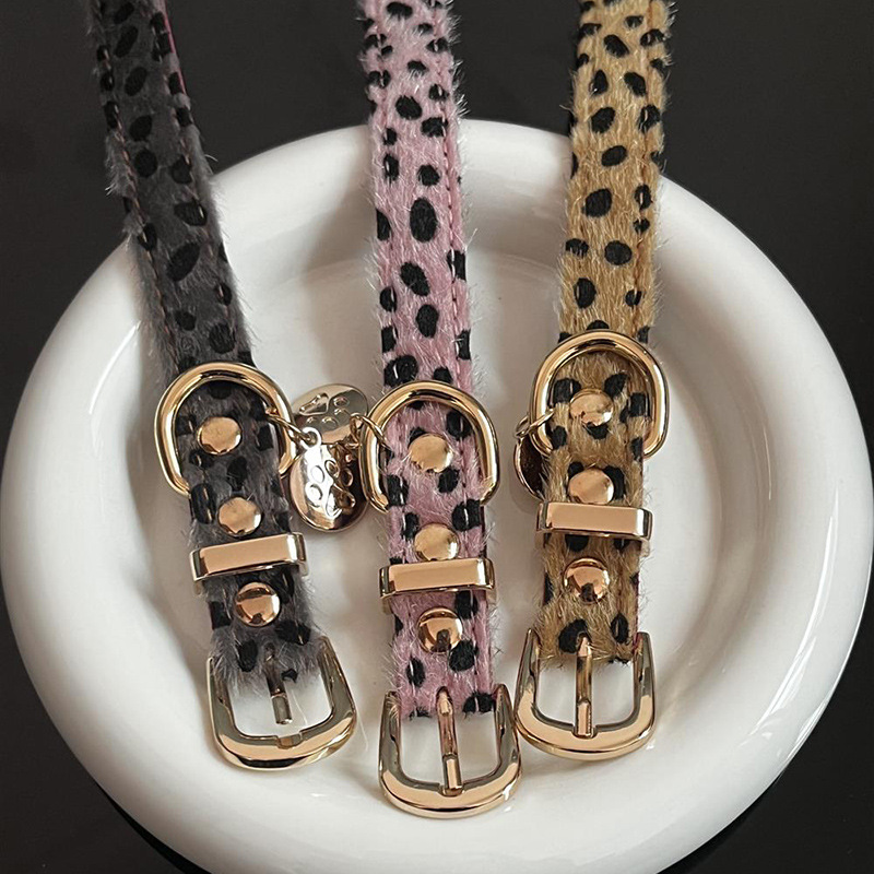 Collar para perro pequeño con  - Leather Strap Quick Release reseña y precio