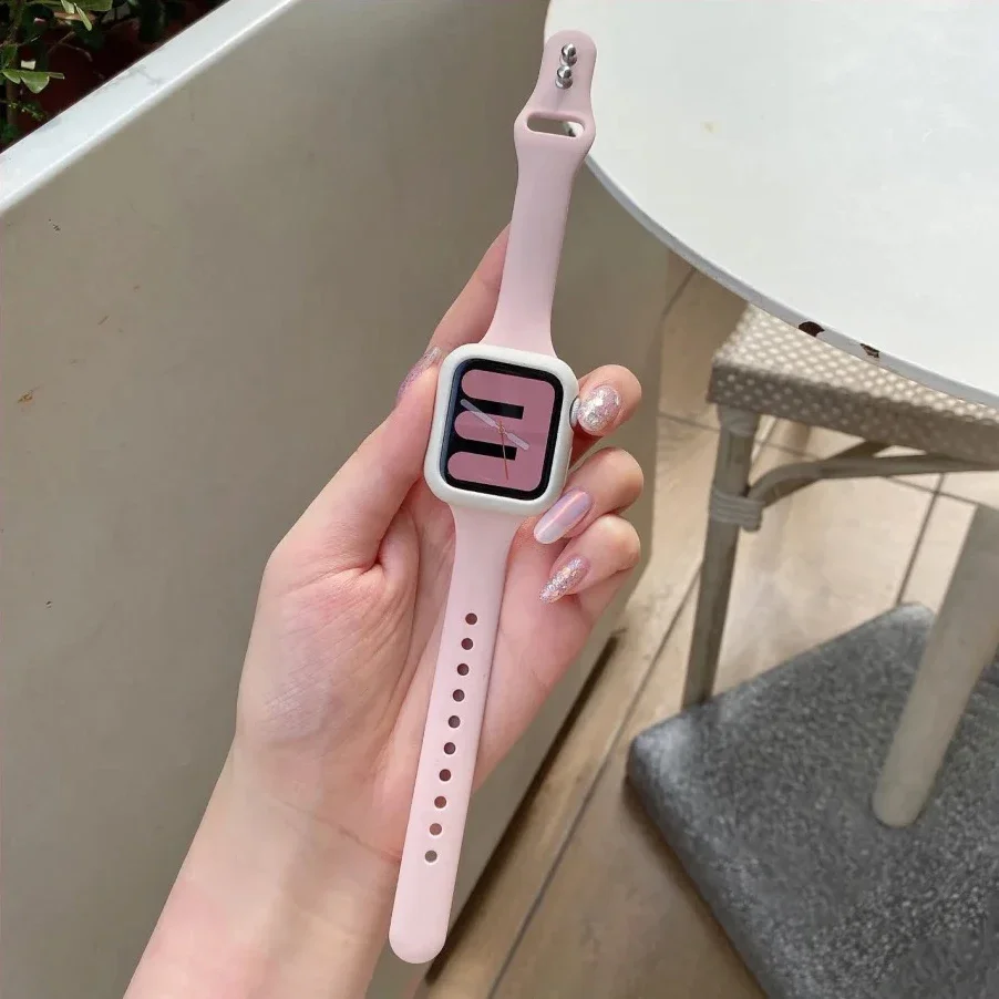 Correa delgada para Apple watc - Silicone Band Women reseña y precio