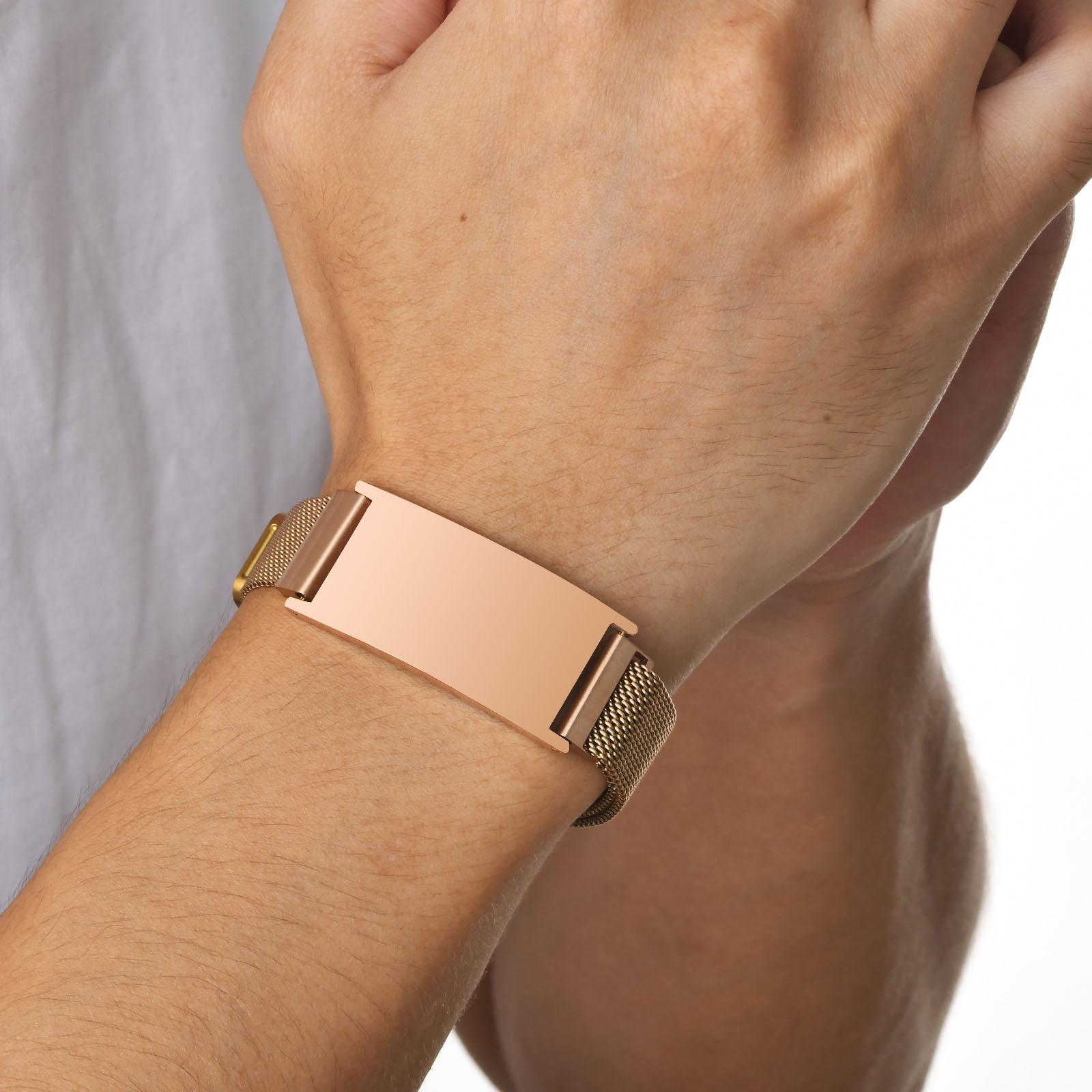Pulseras gruesas con correa de - Mesh Strap Metal reseña y precio
