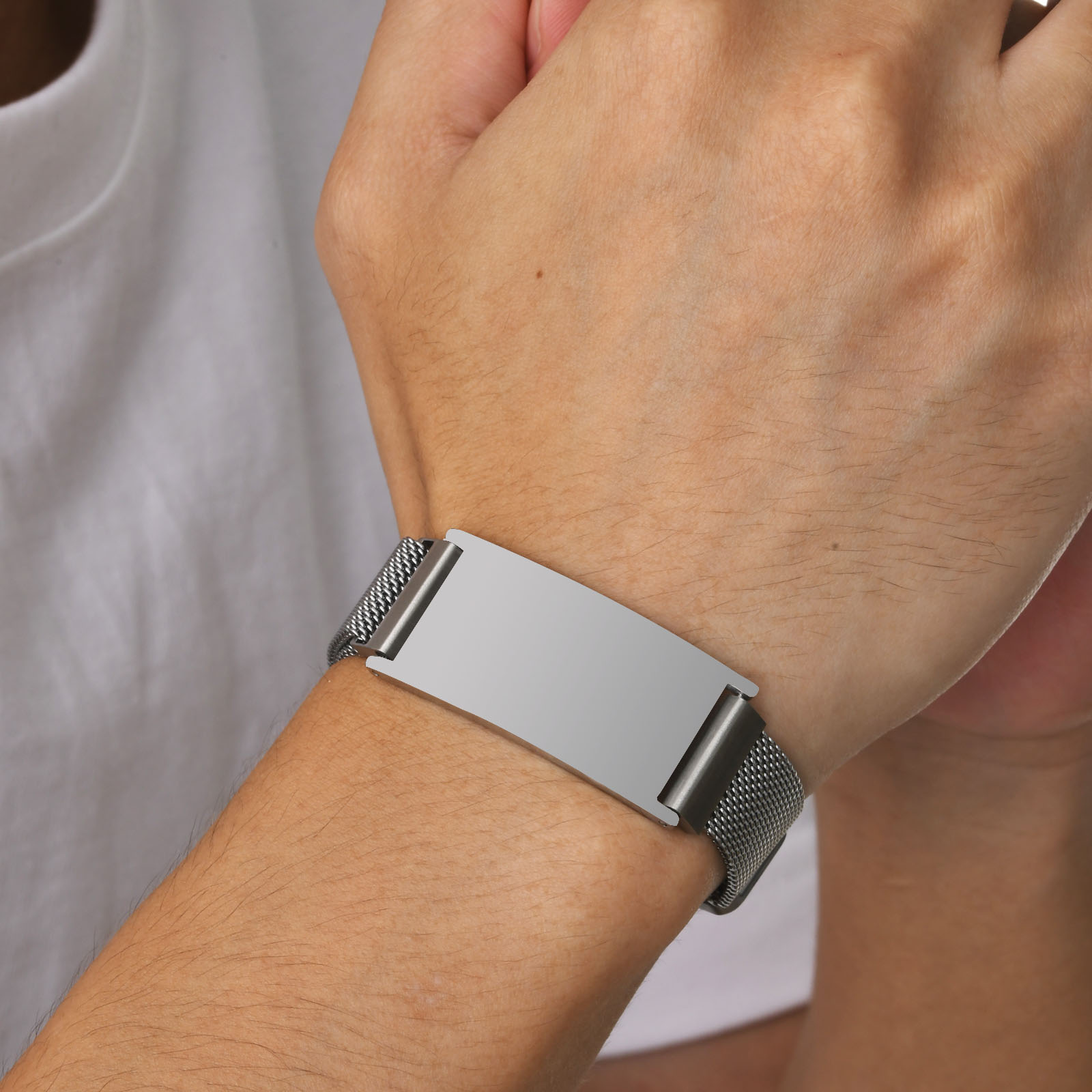Pulseras gruesas con correa de - Mesh Strap Metal reseña y precio