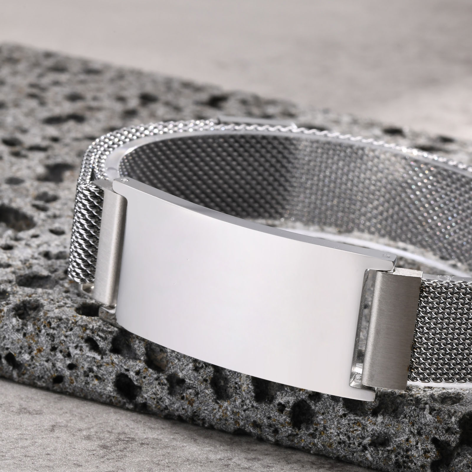 Pulseras gruesas con correa de - Mesh Strap Metal reseña y precio