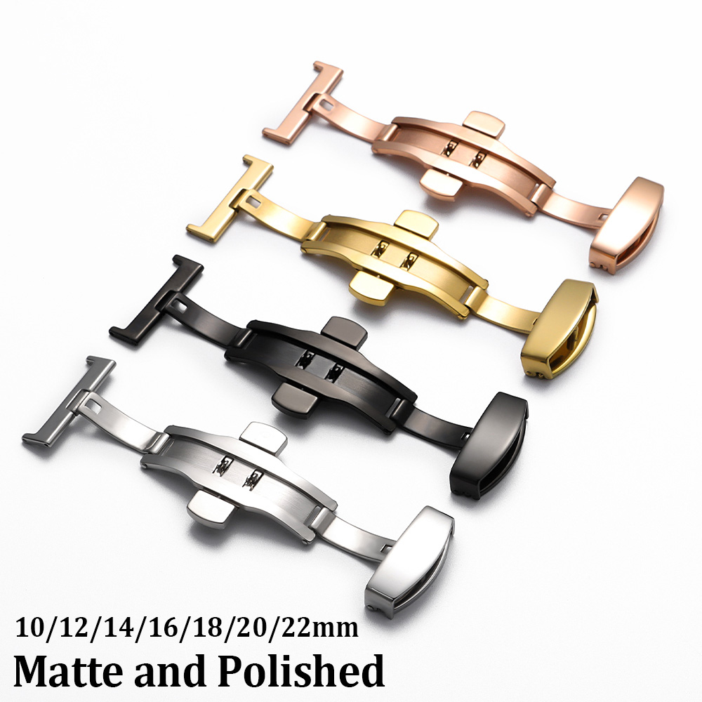Hebillas de Acero Inoxidable p - Butterfly Clasp Deployant reseña y precio
