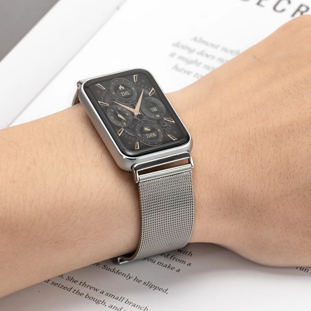 Correa de acero inoxidable par - Mesh Strap Metal reseña y precio