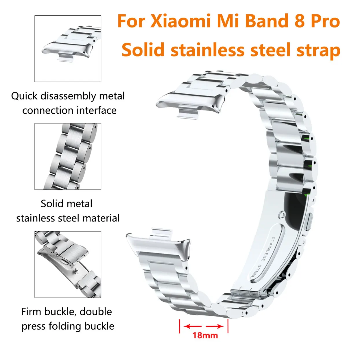 Adecuado para correa Xiaomi ba - Mesh Strap Metal reseña y precio
