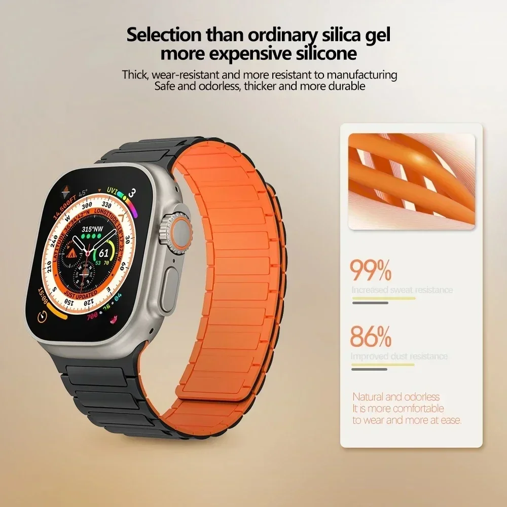 Correa deportiva magnética par - Milanese Loop Magnetic reseña y precio