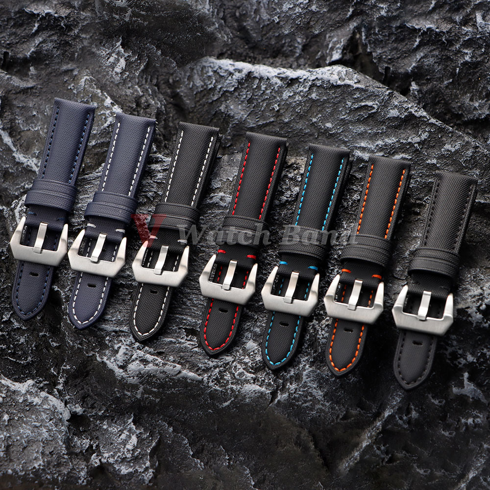 Correa de nailon para reloj de - Leather Watch Band Men reseña y precio