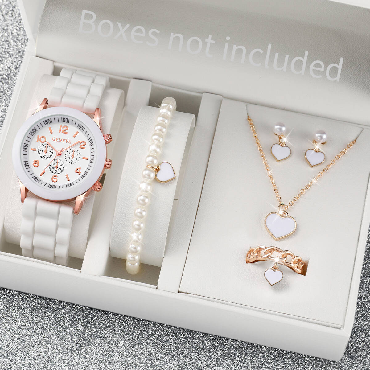 Juego de relojes de moda para  - Silicone Band Women reseña y precio
