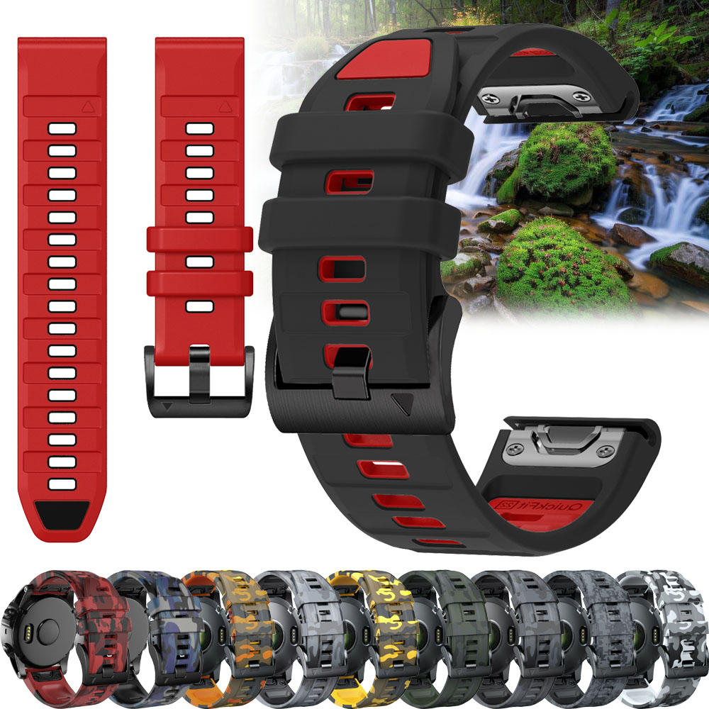 Fenix E 47mm oficial QuickFit  - Silicone Watch Band 22Mm reseña y precio
