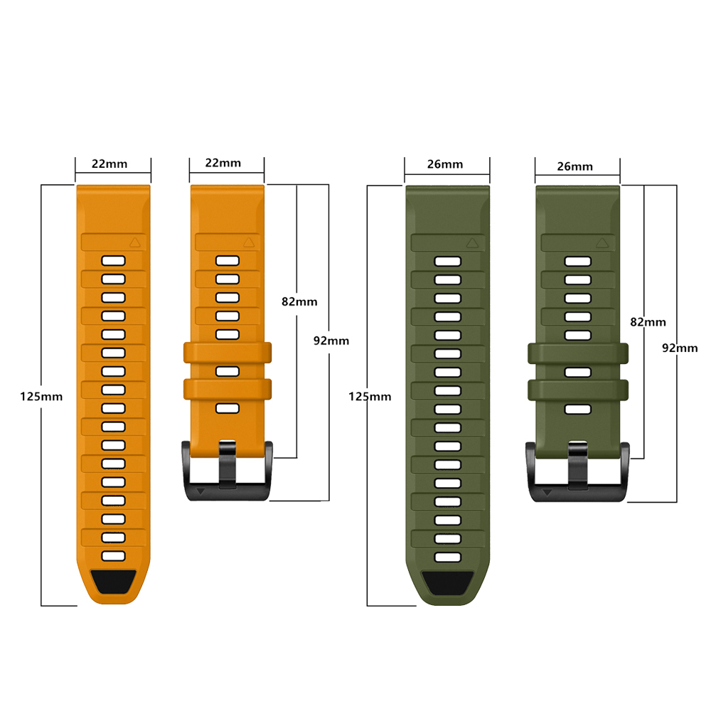 Fenix E 47mm oficial QuickFit  - Silicone Watch Band 22Mm reseña y precio