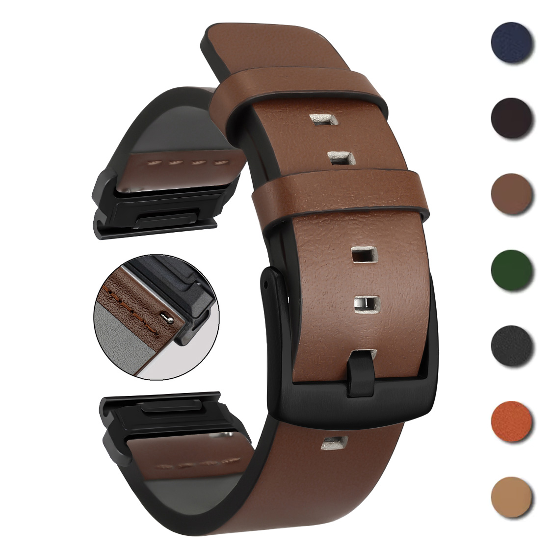 Correa de ajuste rápido de 26m - Leather Strap Quick Release reseña y precio