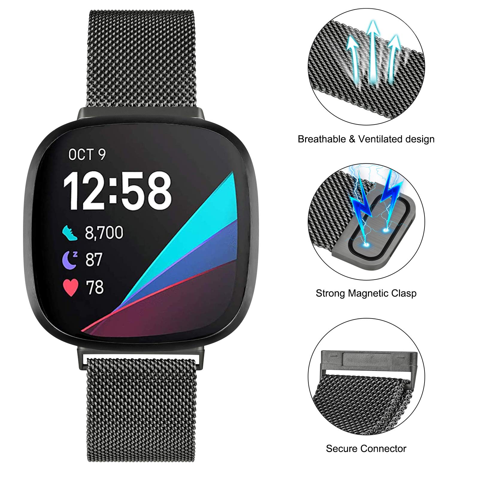 Correa Milanese Loop para Fitb - Milanese Loop Magnetic reseña y precio